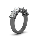Load image into Gallery viewer, 3-ct.-princess-cut-five-stone-diamond-ring-in-black-gold-FD8008PRB-3.00CT-NL-BG.jpg
