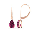 Load image into Gallery viewer, 3-ctw.-pink-sapphire-pear-shape-drop-earrings-lever-back-in-rose-gold-FDEAR11236PEGSADRPI-3.00CT-NL-RG.jpg
