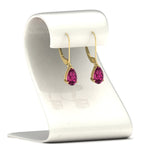 Load image into Gallery viewer, 3-ctw.-pink-sapphire-pear-shape-drop-earrings-lever-back-in-yellow-gold-FDEAR11236PEGSADRPI-3.00CT-NL-YG.jpg
