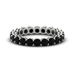 Load image into Gallery viewer, 3-ctw.-round-black-diamond-eternity-band-ring-in-white-gold-FD11249ROBGBLACK-3.00CT-NL-WG