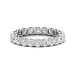 Load image into Gallery viewer, 3-ctw.-round-diamond-eternity-band-ring-in-white-gold-FD11249ROB-3.00CT-NL-WG