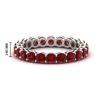 Load image into Gallery viewer, 3-ctw.-round-ruby-eternity-band-ring-in-white-gold-FD11249ROBGRUDR-3.00CT-NL-WG-HW