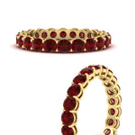 Load image into Gallery viewer, 3-ctw.-round-ruby-eternity-band-ring-in-yellow-gold-FD11249ROBGRUDRANGL-E3-3.00CT-NL-YG
