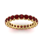 Load image into Gallery viewer, 3-ctw.-round-ruby-eternity-band-ring-in-yellow-gold-FD11249ROBGRUDRANGLE5-3.00CT-NL-YG