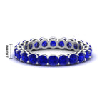 Load image into Gallery viewer, 3-ctw.-round-sapphire-eternity-band-ring-in-white-gold-FD11249ROBGSABL-3.00CT-NL-WG-HW