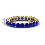 Load image into Gallery viewer, 3-ctw.-round-sapphire-eternity-band-ring-in-yellow-gold-FD11249ROBGSABL-3.00CT-NL-YG-HW