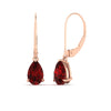 Load image into Gallery viewer, 3-ctw.-ruby-pear-shape-drop-earrings-lever-back-in-rose-gold-FDEAR11236PEGRUDR-3.00CT-NL-RG.jpg