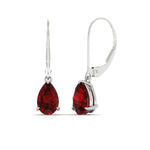 Load image into Gallery viewer, 3-ctw.-ruby-pear-shape-drop-earrings-lever-back-in-white-gold-FDEAR11236PEGRUDR-3.00CT-NL-WG.jpg
