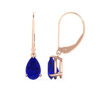 Load image into Gallery viewer, 3-ctw.-sapphire-pear-shape-drop-earrings-lever-back-in-rose-gold-FDEAR11236PEGSABL-3.00CT-NL-RG.jpg
