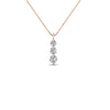 Load image into Gallery viewer, 3-diamond-drop-pendant-necklace-in-14K-rose-gold-FDPD1090-NL-RG.jpg?v=1768450831