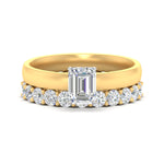Load image into Gallery viewer, 3-mm-emerald-cut-solitaire-ring-with-eternity-band-in-yellow-gold-fdens11590emsleep-3.00mm-nl-yg_6387eb7e-21d4-4538-b910-69dd5cd21465.jpg?v=1760334060
