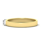 Load image into Gallery viewer, 3-mm-gold-cigar-band-in-FD11377B-3.00MM-NL-YG
