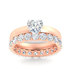 Load image into Gallery viewer, 3-mm-heart-shaped-solitaire-ring-with-eternity-band-in-rose-gold-fdens11590htangle5-3.00mm-nl-rg.jpg?v=1760331219