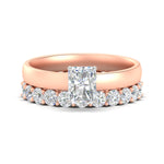 Load image into Gallery viewer, 3-mm-radiant-cut-solitaire-ring-with-eternity-band-in-rose-gold-fdens11590rasleep-3.00mm-nl-rg_01253e00-a018-495a-9f35-3e464be04cfb.jpg?v=1760332722
