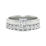 Load image into Gallery viewer, 3-mm-radiant-cut-solitaire-ring-with-eternity-band-in-white-gold-fdens11590rasleep-3.00mm-nl-wg.jpg?v=1760335503
