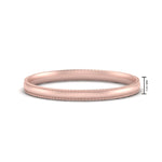 Load image into Gallery viewer, 3-mm-rope-design-comfort-fit-mens-band-in-rose-gold-FDM10534B-3.00MM-NL-RG-HW
