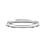 Load image into Gallery viewer, 3-mm-rope-design-comfort-fit-mens-band-in-white-gold-FDM10534B-3.00MM-NL-WG
