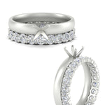 Load image into Gallery viewer, 3-mm-semi-mount-solitaire-ring-with-eternity-band-in-white-gold-fdens11590smangle3-3.00mm-nl-wg.jpg?v=1760335916
