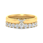 Load image into Gallery viewer, 3-mm-semi-mount-solitaire-ring-with-eternity-band-in-yellow-gold-fdens11590smsleep-3.00mm-nl-yg.jpg?v=1760335916
