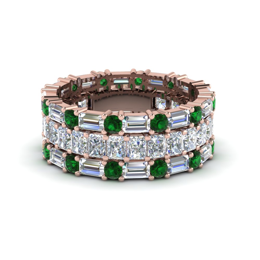 3-piece-diamond-eternity-anniversary-band-with-emerald-in-18K-rose-gold-FD8377BGEMGR-NL-RG.jpg