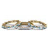 Load image into Gallery viewer, 3-piece-diamond-eternity-anniversary-band-with-ice-blue-topaz-in-18K-yellow-gold-FD8377BGICBLTO-NL-YG.jpg