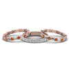 Load image into Gallery viewer, 3-piece-diamond-eternity-anniversary-band-with-orange-sapphire-in-14K-rose-gold-FD8377BGSAOR-NL-RG.jpg