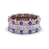 Load image into Gallery viewer, 3-piece-diamond-eternity-anniversary-band-with-violac-topaz-in-14K-rose-gold-FD8377BGVITO-NL-RG.jpg