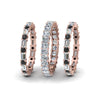 Load image into Gallery viewer, 3-piece-eternity-anniversary-band-with-black-diamond-in-18K-rose-gold-FD8377BGBLACK-NL-RG.jpg