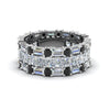 Load image into Gallery viewer, 3-piece-eternity-anniversary-band-with-black-diamond-in-950-platinum-FD8377BGBLACK-NL-WG.jpg