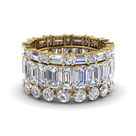 3 Piece Stack Eternity Band