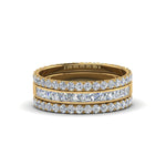 Load image into Gallery viewer, 3-piece-stackable-eternity-band-in-14K-yellow-gold-FD8422B-NL-YG.jpg
