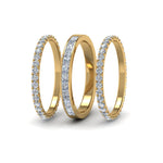 Load image into Gallery viewer, 3-piece-stackable-eternity-band-in-18K-yellow-gold-FD8422B-NL-YG.jpg
