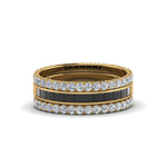 Load image into Gallery viewer, 3-piece-stackable-eternity-band-with-black-diamond-in-14K-yellow-gold-FD8422BGBLACK-NL-YG.jpg
