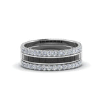 Load image into Gallery viewer, 3-piece-stackable-eternity-band-with-black-diamond-in-18K-white-gold-FD8422BGBLACK-NL-WG.jpg
