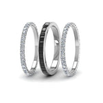 Load image into Gallery viewer, 3-piece-stackable-eternity-band-with-black-diamond-in-18K-white-gold-FD8422BGBLACK-NL-WG.jpg
