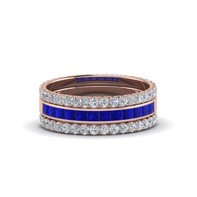 3 Piece Stackable Eternity Band