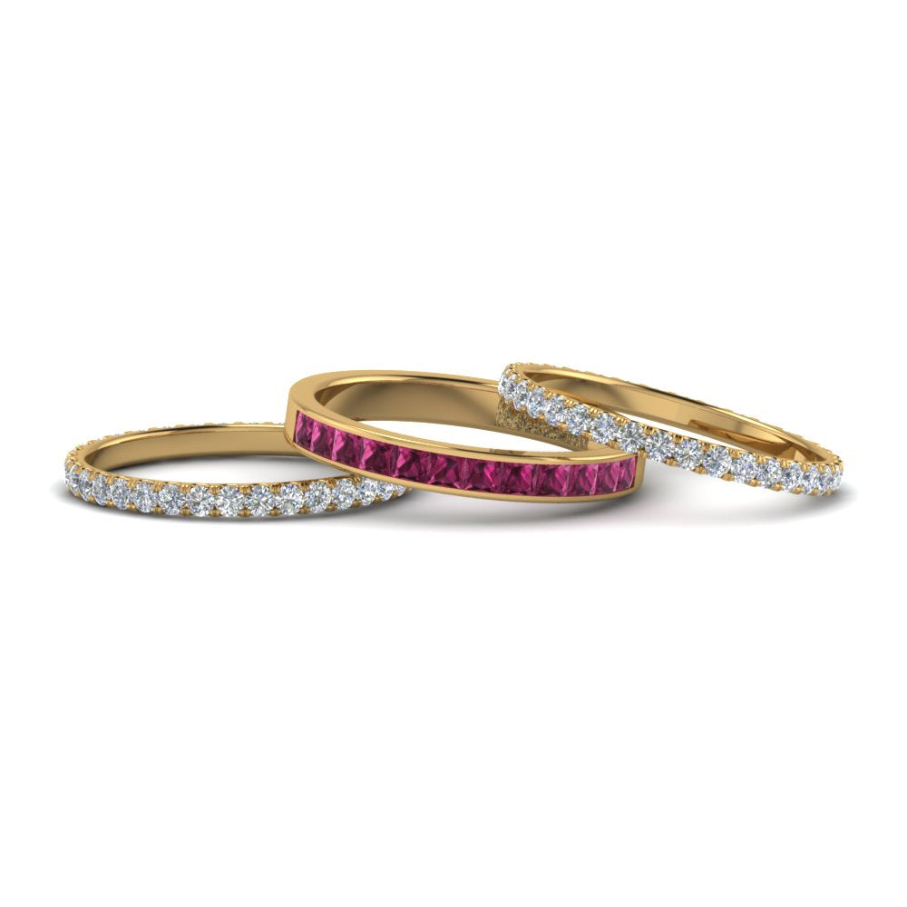 3-piece-stackable-eternity-band-with-pink-sapphire-in-14K-yellow-gold-FD8422BGSADRPI-NL-YG.jpg