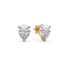 Load image into Gallery viewer, One Carat Diamond Pear Cut 3 Prong Earring
