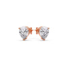 Load image into Gallery viewer, One Carat Diamond Pear Cut 3 Prong Earring