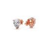 Load image into Gallery viewer, One Carat Diamond Pear Cut 3 Prong Earring