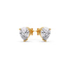Load image into Gallery viewer, One Carat Diamond Pear Cut 3 Prong Earring