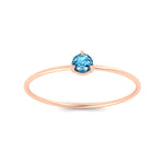 Load image into Gallery viewer, 3-prong-round-blue-topaz-tiny-band-ring-in-rose-gold-fd9389gicbltoangle5-nl-rg.jpg?v=1756441995
