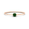 Load image into Gallery viewer, 3-prong-round-emerald-tiny-band-ring-in-rose-gold-fd9389gemgrsleep-nl-rg.jpg?v=1756441995