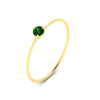Load image into Gallery viewer, 3-prong-round-emerald-tiny-band-ring-in-yellow-gold-fd9389gemgrangle4-nl-yg.jpg?v=1756441995