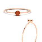 Load image into Gallery viewer, 3-prong-round-orange-sapphire-tiny-band-ring-in-rose-gold-fd9389gsaorangle3-nl-rg.jpg?v=1756441995
