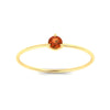 Load image into Gallery viewer, 3-prong-round-orange-sapphire-tiny-band-ring-in-yellow-gold-fd9389gsaorangle5-nl-yg.jpg?v=1756441995