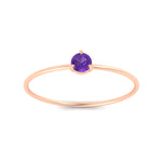 Load image into Gallery viewer, 3-prong-round-purple-topaz-tiny-band-ring-in-rose-gold-fd9389gvitoangle5-nl-rg.jpg?v=1756441995
