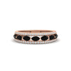 Load image into Gallery viewer, 3-row-cute-stackable-black-diamond-band-in-rose-gold-fd11533bgblack-nl-rg.jpg