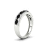 Load image into Gallery viewer, 3-row-cute-stackable-black-diamond-band-in-white-gold-fd11533bgblack-nl-wg.jpg