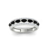 Load image into Gallery viewer, 3-row-cute-stackable-black-diamond-band-in-white-gold-fd11533bgblack-nl-wg.jpg